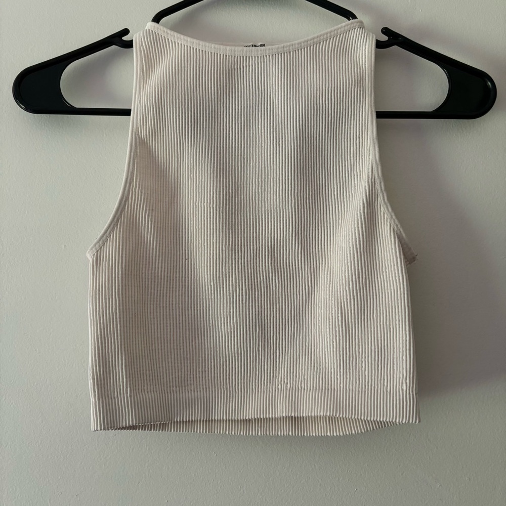 White Cotton On Seamless Benni High Neck Tank